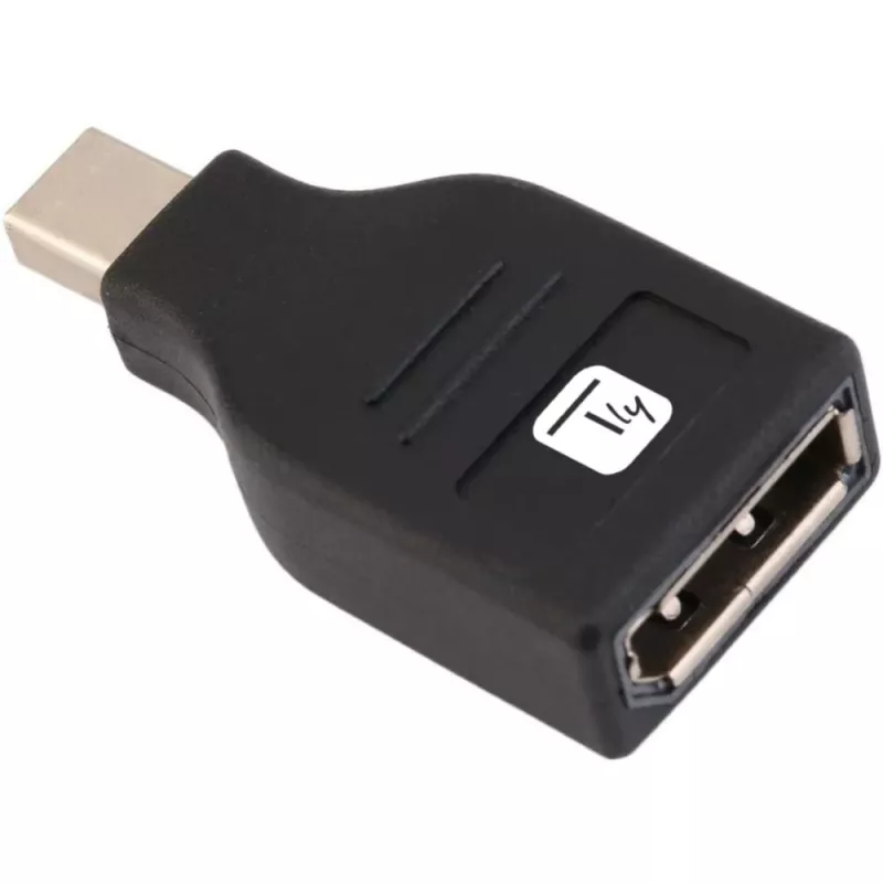 Techly IADAP DP-MDP2 kabel-adapter/adapter DisplayPort Mini DisplayPort zwart