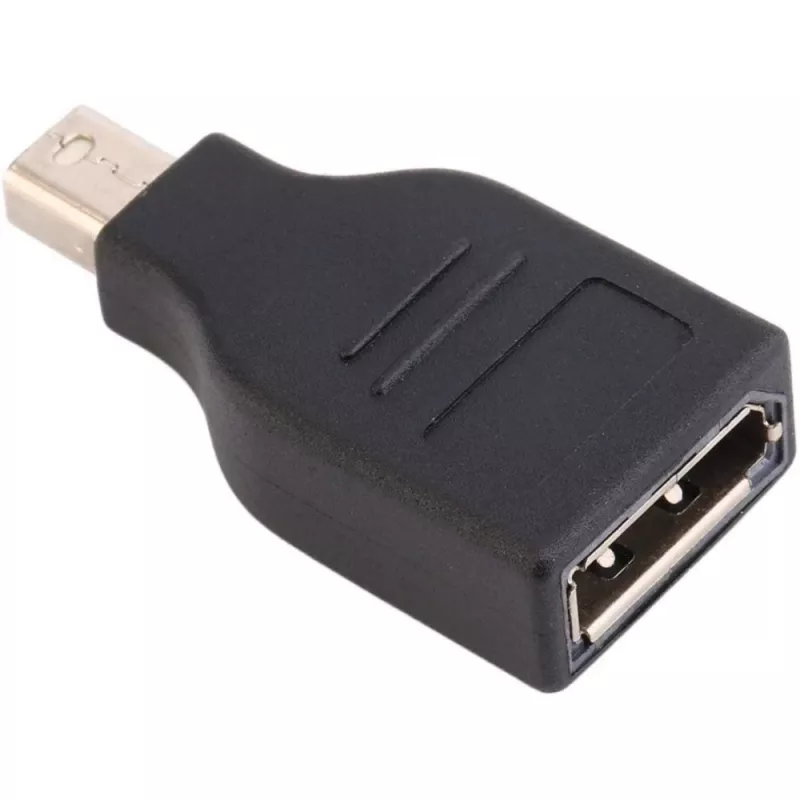 Techly IADAP DP-MDP2 kabel-adapter/adapter DisplayPort Mini DisplayPort zwart