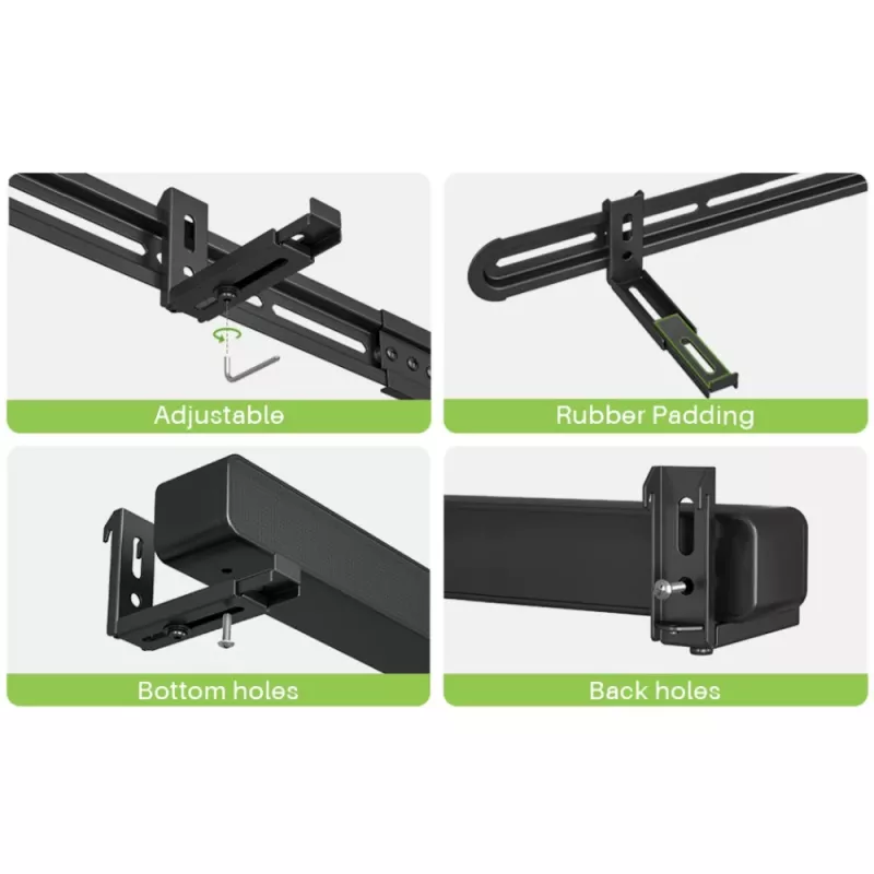Techly universele wandhouder voor soundbar max VESA 600x400