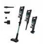 Hoover HF1P10PX 011 accu-stofzuiger droog schuim, micro zakloos 0,7 l 165 W zwart, turquoise 22 Ah