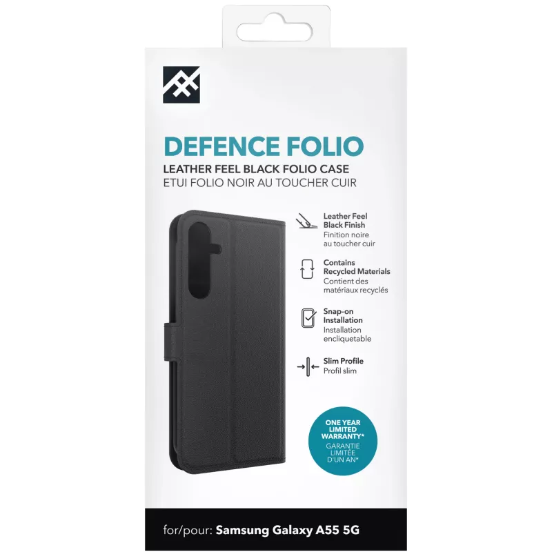 IFROGZ Defence Folio telefoonhoesje 16,8 cm (6,6 inch) zwart