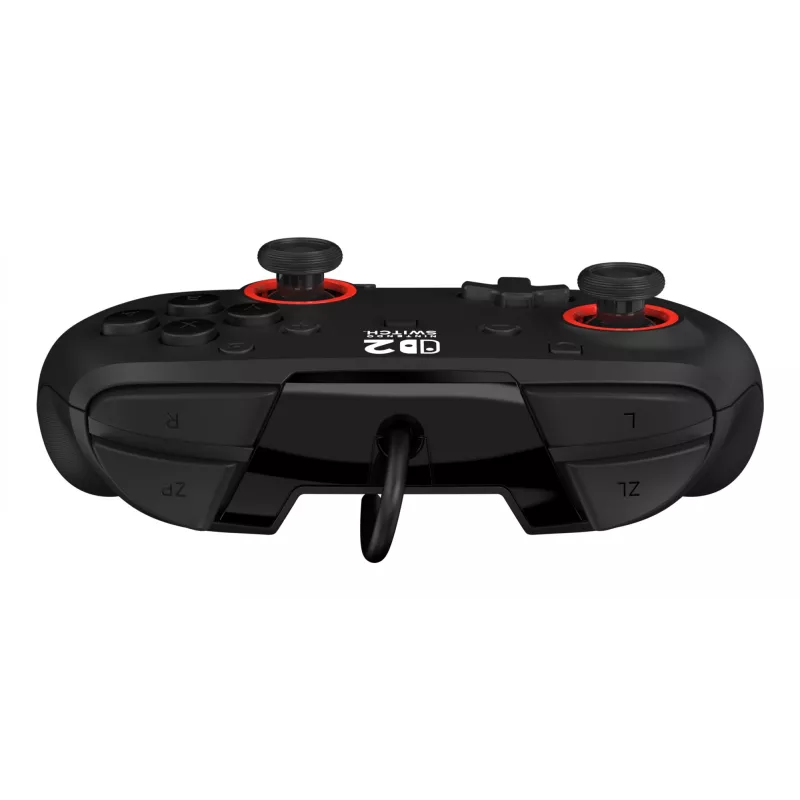 Bekabelde gaming-controller Turtle Beach Rematch voor Nintendo Switch 2 – USB-C, 3 m kabel, terug-knop, D-pad, zwart