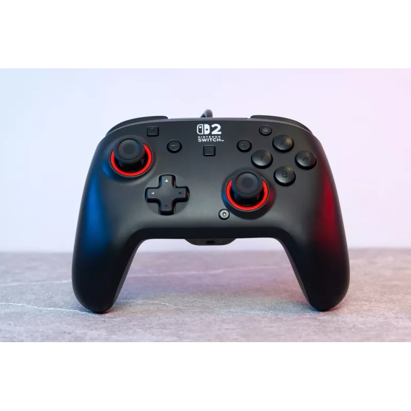 Bekabelde gaming-controller Turtle Beach Rematch voor Nintendo Switch 2 – USB-C, 3 m kabel, terug-knop, D-pad, zwart