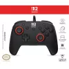 Bekabelde gaming-controller Turtle Beach Rematch voor Nintendo Switch 2 – USB-C, 3 m kabel, terug-knop, D-pad, zwart