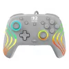 Bekabelde RGB-gaming-controller Turtle Beach Afterglow Wave grijs – USB-C, 3 m kabel, voor Nintendo Switch / Switch 2 / Switch OLED