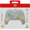 Bekabelde RGB-gaming-controller Turtle Beach Afterglow Wave grijs – USB-C, 3 m kabel, voor Nintendo Switch / Switch 2 / Switch OLED