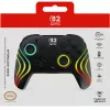 Draadloze RGB-gaming-controller Turtle Beach Afterglow Wave zwart voor Nintendo Switch 2 — Bluetooth/USB-C, ingebouwde accu 20 u, 3 m kabel