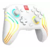 Draadloze RGB-gaming-controller Turtle Beach Afterglow Wave wit voor Nintendo Switch 2, Bluetooth/USB-C, ingebouwde accu 20 u, 3 m kabel