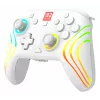 Draadloze RGB-gaming-controller Turtle Beach Afterglow Wave wit voor Nintendo Switch 2, Bluetooth/USB-C, ingebouwde accu 20 u, 3 m kabel
