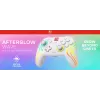 Draadloze RGB-gaming-controller Turtle Beach Afterglow Wave wit voor Nintendo Switch 2, Bluetooth/USB-C, ingebouwde accu 20 u, 3 m kabel