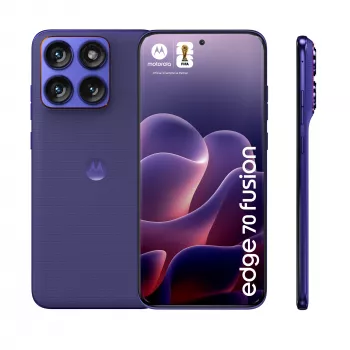 Smartphone Motorola edge 70 fusion — Snapdragon 7s Gen 3, 8 GB RAM, 256 GB, 6,78 inch OLED, 50 MP dual-camera, 5G, Android 16, 5200 mAh, paars