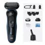 Foliescheerapparaat Braun Series 5 52-B7650cc — op accu, 50 min looptijd, zwart/blauw