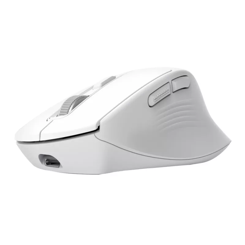 Draadloze rechtshandige bureaumuis TRUST Niven – RF + Bluetooth, 3200 DPI, 7 toetsen, muiswiel, wit