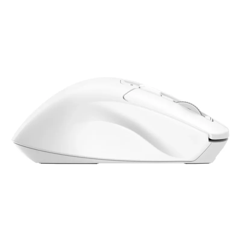 Draadloze rechtshandige bureaumuis TRUST Niven – RF + Bluetooth, 3200 DPI, 7 toetsen, muiswiel, wit