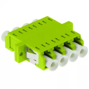 ACT glasvezel LC duplex-adapter multimode OM5 flens