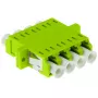 ACT glasvezel LC duplex-adapter multimode OM5 flens