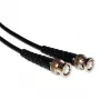 ACT RG-58 patchkabel zwart 50 Ohm 10,00 m, 10 m, RG58, BNC, BNC, zwart