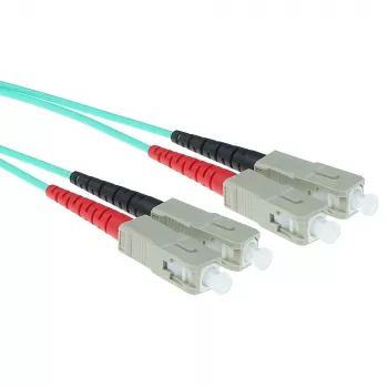 ACT 1 meter LSZH multimode 50/125 OM3 glasvezel-patchkabel duplex met SC-stekkers