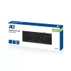 ACT zakelijk toetsenbord USB (Qwerty/US-layout), Full-Size (100%), bedraad, USB, membraan, QWERTY, zwart