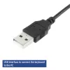 ACT zakelijk toetsenbord USB (Qwerty/US-layout), Full-Size (100%), bedraad, USB, membraan, QWERTY, zwart