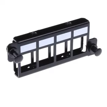 Adapter ACT FA2057 voor 4 x Keystone UTP zwart