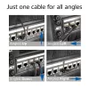 Netwerkkabel ACT DD1901 Cat6 U/FTP (STP) 1 m RJ-45 zwart