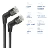 Netwerkkabel ACT DD1902 Cat6 U/FTP (STP) 2 m RJ-45 naar RJ-45 zwart