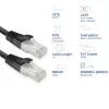 ACT Cat8 U/FTP (STP) netwerkkabel FB8101 — 1 m, RJ-45 naar RJ-45, zwart