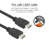 HDMI-kabel ACT AK3871 – 1 m, HDMI type A naar type A, HDMI 2.0, 18 Gbit/s, ARC, vergulde contacten, zwart