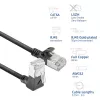 Netwerkkabel ACT DA4903 Cat6a U/FTP (STP) zwart 3 m met RJ-45 vergulde contacten