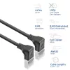Netwerkkabel ACT DA5901 Cat6a U/FTP (STP) zwart 1 m RJ-45 naar RJ-45