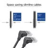 ACT DA5902 netwerkkabel Cat6a U/FTP (STP) 2 m, RJ-45 naar RJ-45, zwart
