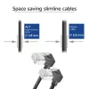 ACT DA6900 Cat6a U/FTP (STP) netwerkkabel zwart 0,5 m met RJ-45 goudbedekte contacten