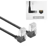 Netwerkkabel ACT DA6901 Cat6a U/FTP (STP) 1 m RJ-45 naar RJ-45 zwart