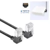 Netwerkkabel ACT DA6901 Cat6a U/FTP (STP) 1 m RJ-45 naar RJ-45 zwart