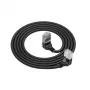 Netwerkkabel ACT DA7900 Cat6a U/FTP (STP) zwart 0,5 m met RJ-45-stekkers, vergulde contacten