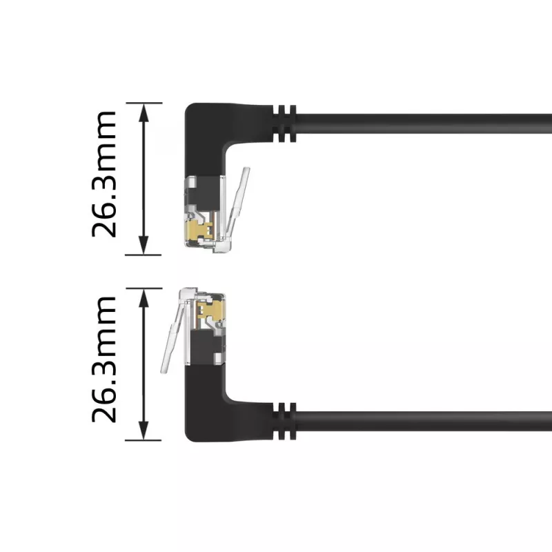 ACT-netwerkkabel Cat6a U/FTP (STP) RJ-45–RJ-45 1,5 m zwart DA7951