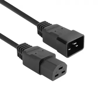 Netkabel ACT C20–C21 IEC60320 zwart 2,5 m, 16 A, 250 V