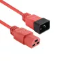 Netkabel ACT C20–C21 IEC60320 rood 1 m, 250 V 16 A