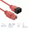 Stroomkabel ACT C20–C21 IEC60320 rood 1,5 m, 250 V 16 A