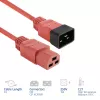 ACT-netkabel C20–C21 IEC60320 rood 2 m, 16 A 250 V