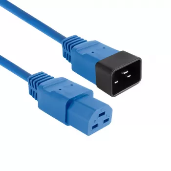Netkabel ACT C20–C21 IEC60320 blauw 3 m, 250 V 16 A