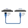 Netkabel ACT C20–C21 IEC60320 blauw 3 m, 250 V 16 A