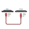 Netkabel ACT C14 naar C21 IEC60320 rood 2,5 m, 250 V 10 A
