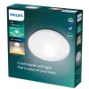 Philips Functional Moire plafondlamp 10 W, LED, vast ingebouwde lichtbron, 2700 K, 1000 lm, IP20, wit