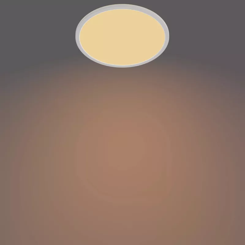 Plafondlamp Philips Functional Super slank 18 W LED, rond, wit, niet-vervangbare lichtbron, 220–240 V