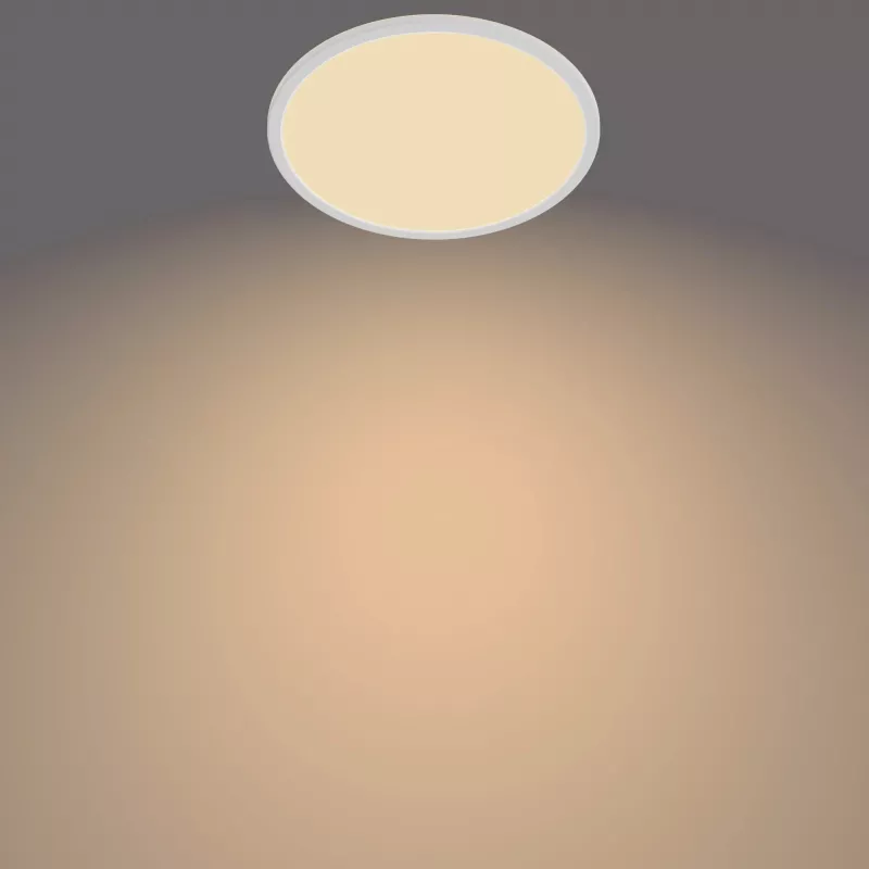 Plafondlamp Philips Functional Super slank 18 W LED, rond, wit, niet-vervangbare lichtbron, 220–240 V