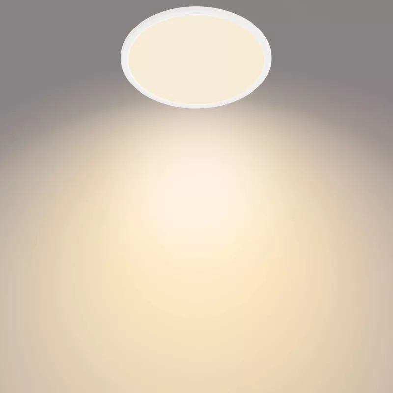 Plafondlamp Philips Functional Super slank 18 W LED, rond, wit, niet-vervangbare lichtbron, 220–240 V