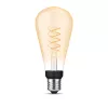 Slimme lamp Philips 1-pack ST72 E27 filament Edison Bluetooth Zigbee