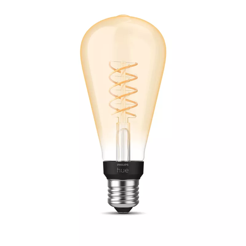 Slimme lamp Philips 1-pack ST72 E27 filament Edison Bluetooth Zigbee